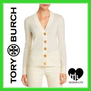 TORY BURCH Simone Merino Cardigan Sweater